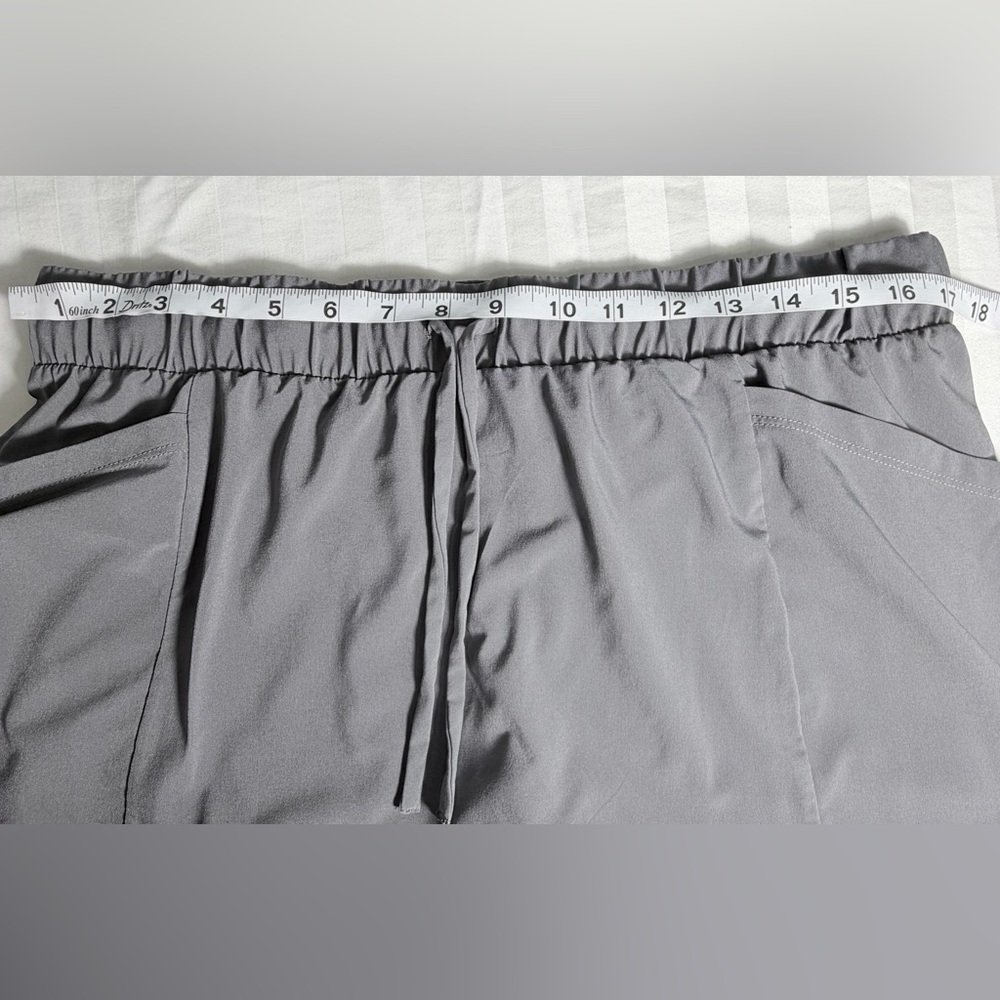 Charcoal Gray Casual Mini Skirt - Picture 7 of 9